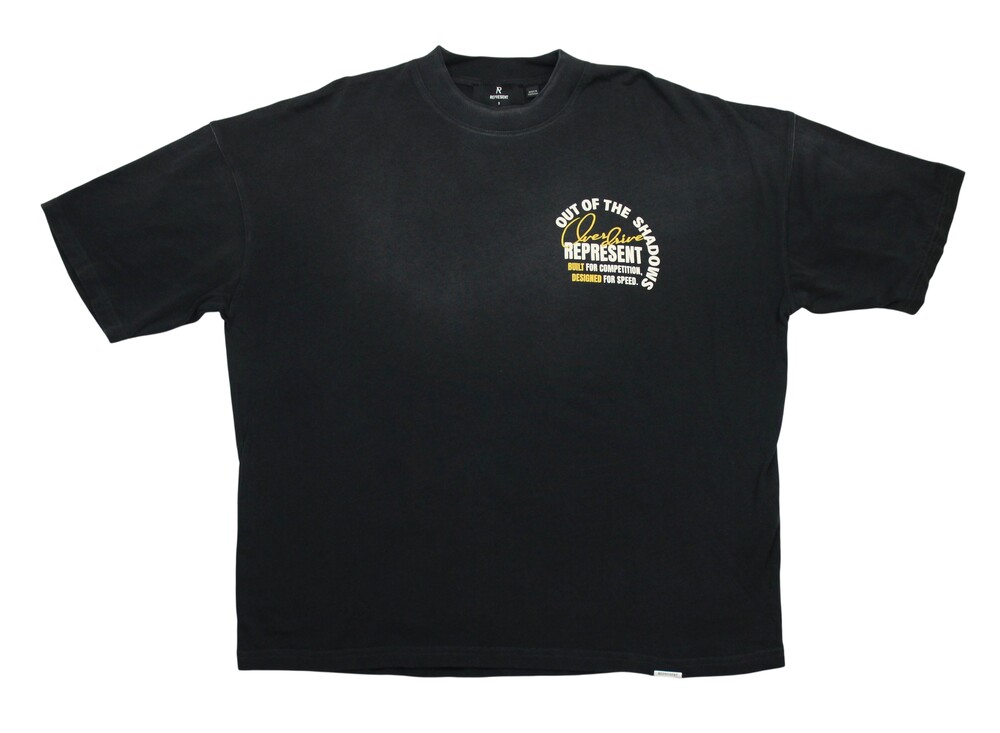 Represent Out Of The Shadows Tee Mens S Black Cotton Oversized T Shirt